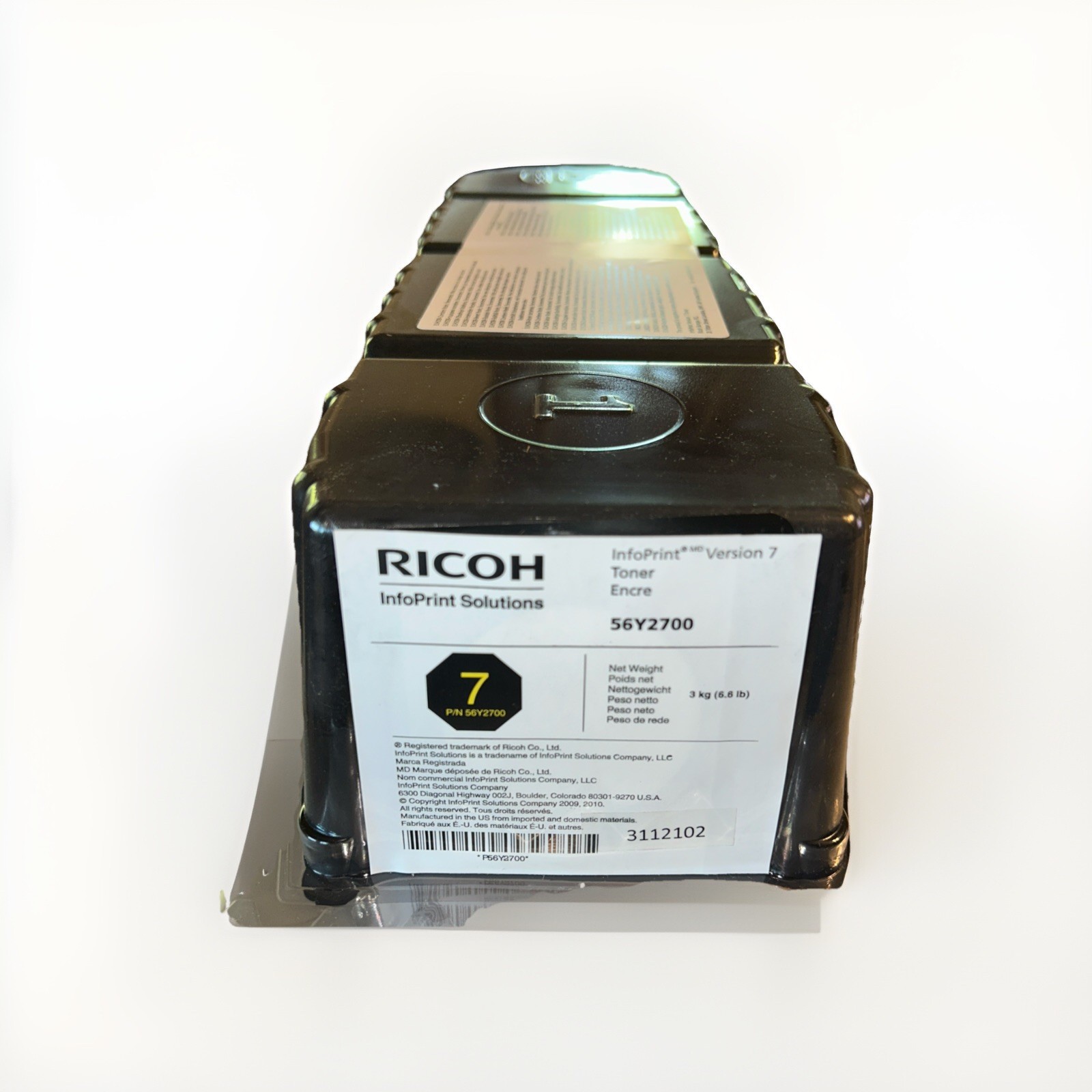 Ricoh/IBM InfoPrint Version 7 Toner 56Y2700 NEW IN BOX EB Ricoh/IBM InfoPrint Version 7 Toner 56Y2700 NEW IN BOX EB