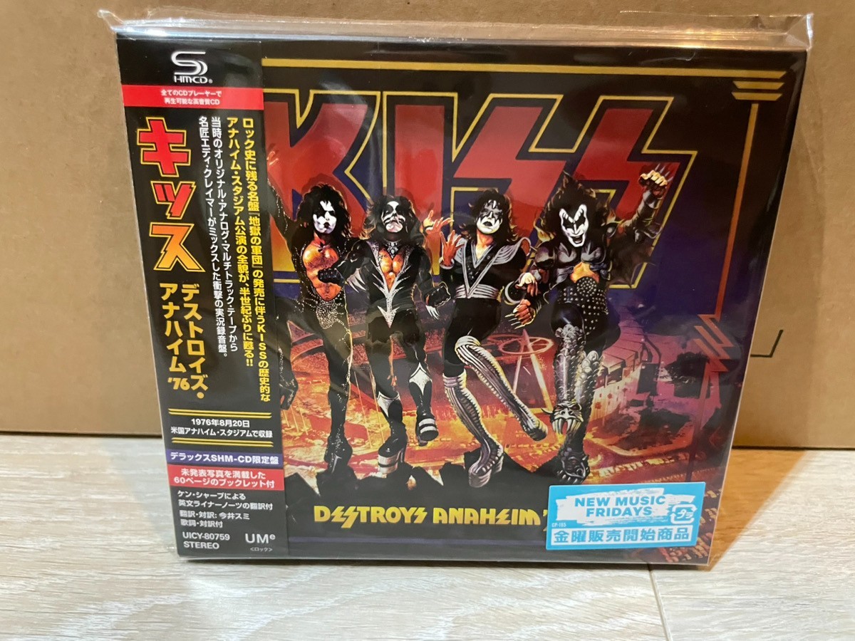 KISS DESTROYS ANAHEIM ‘76  JAPAN SHM CD New