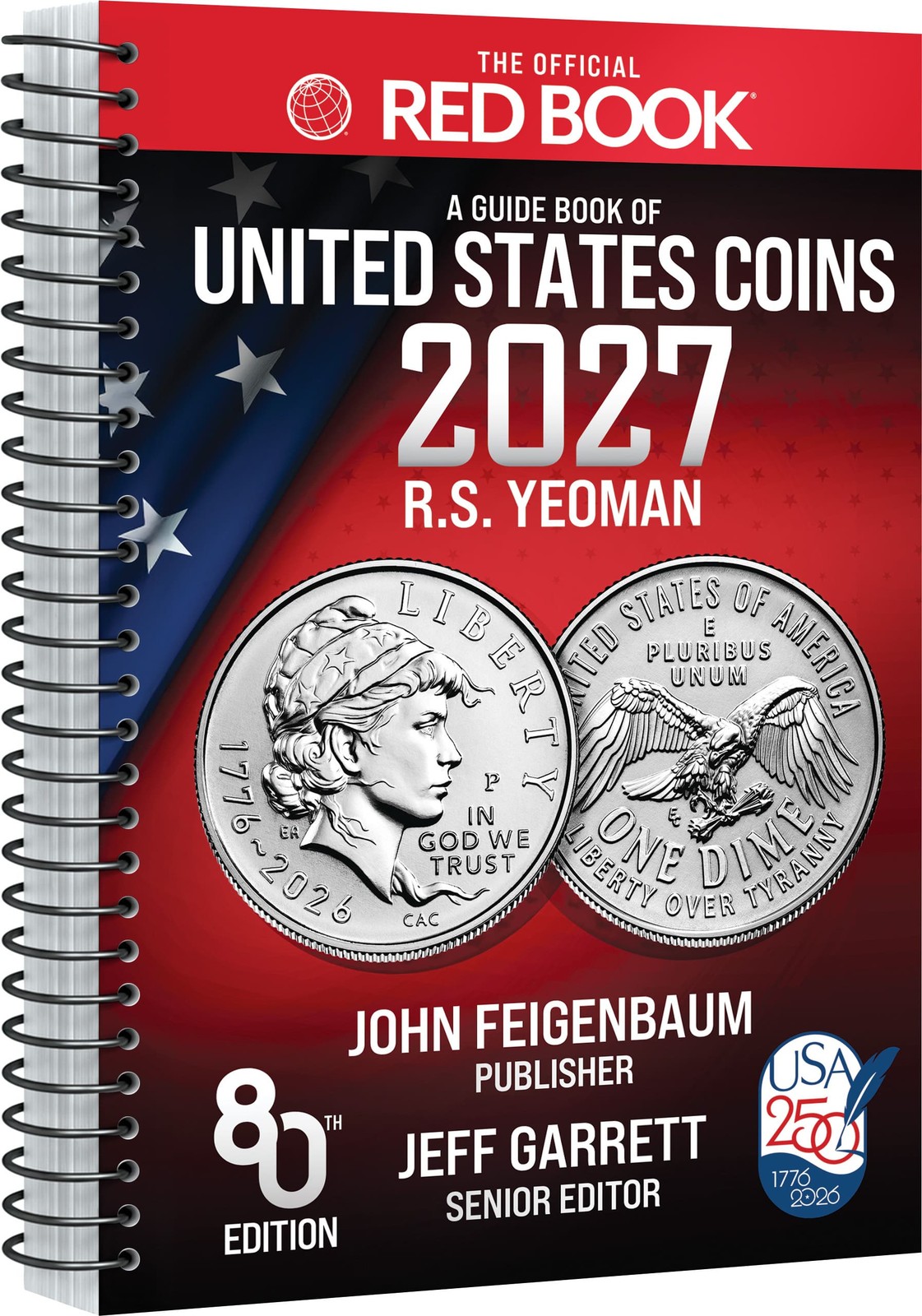 IN STOCK New 2027 Official Red Book Guide Of US Coins Ready To Ship Spiral