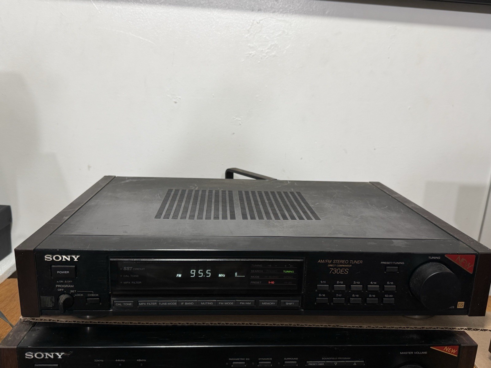 Sony ST-S730ES ES-series stereo FM/AM tuner, AS-IS  - NOT WORKING