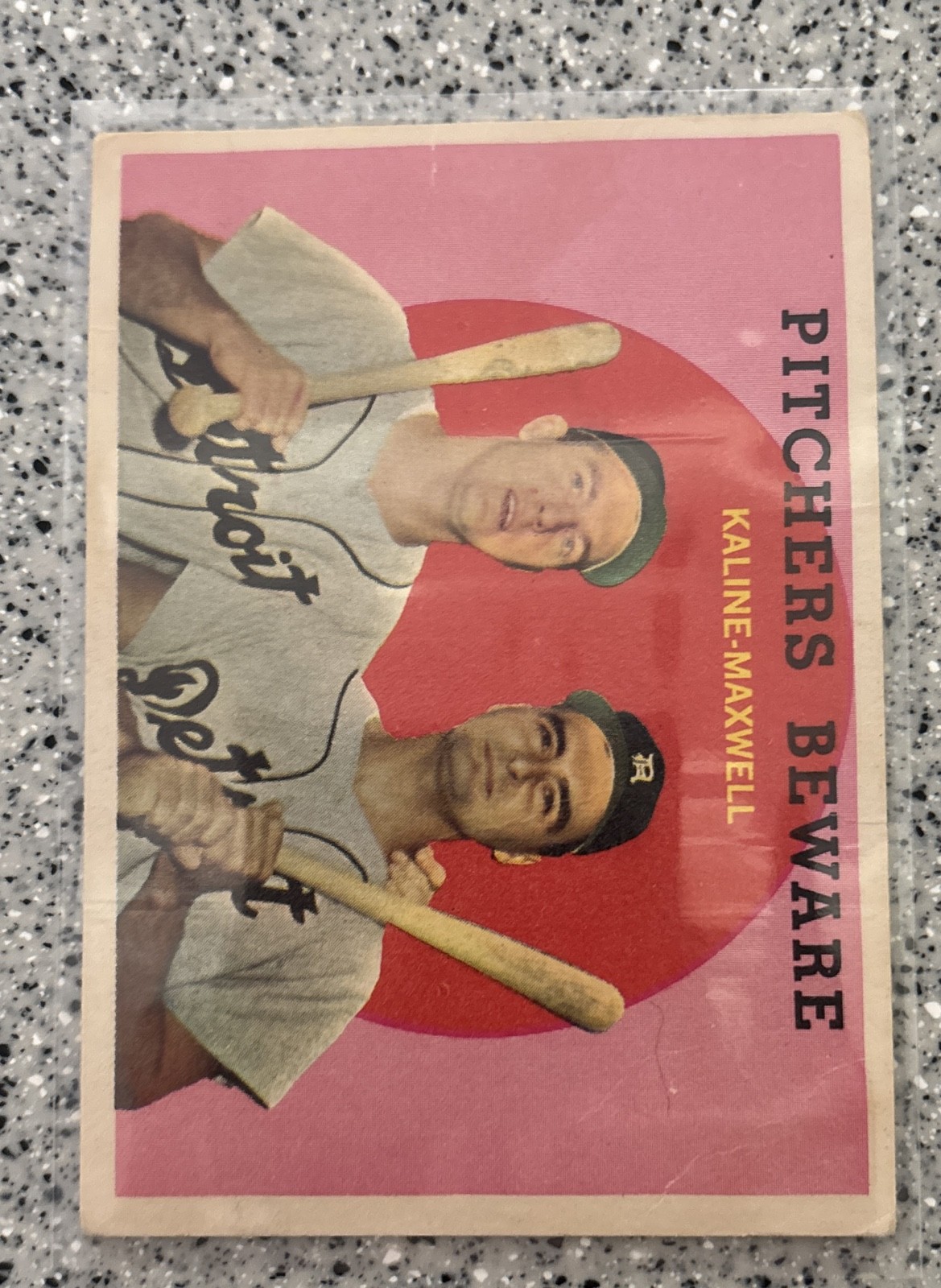 1959 Topps - Pitchers Beware Al Kaline, Charlie Maxwell #34 1959 Topps - Pitchers Beware Al Kaline, Charlie Maxwell #34
