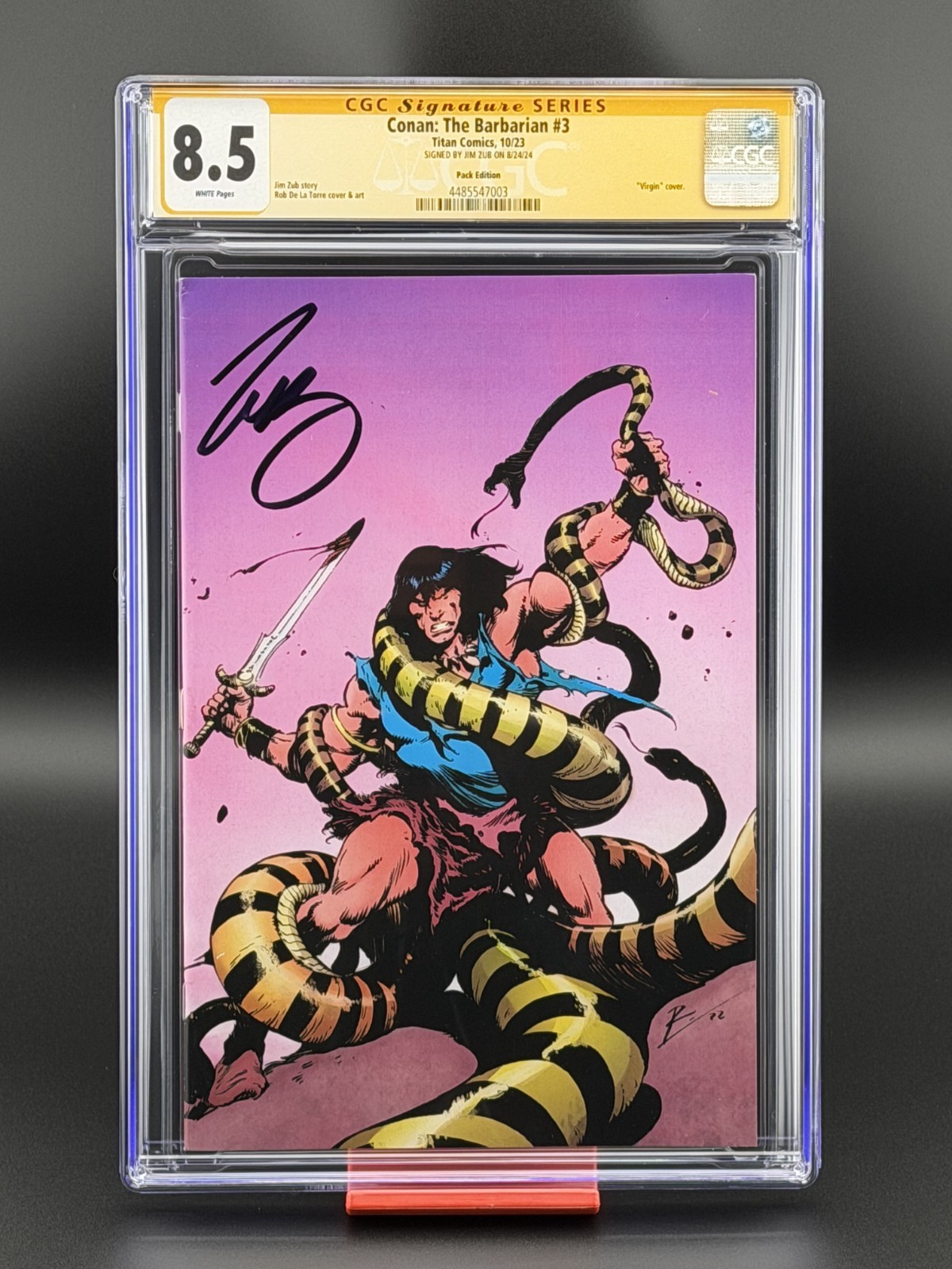 Conan The Barbarian (3) 2023 ROBERTO DE LA TORRE VARIANT Jim Zub Signed (CGC) Conan The Barbarian (3) 2023 ROBERTO DE LA TORRE VARIANT Jim Zub Signed (CGC)