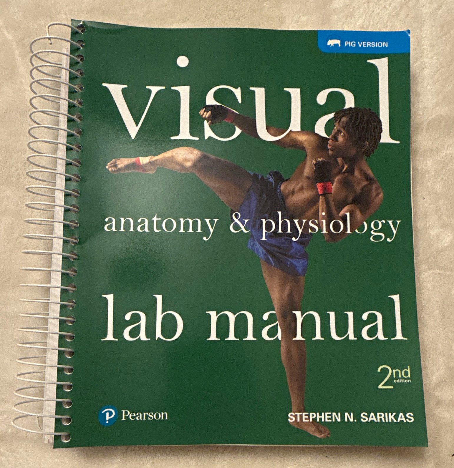 Pearson Visual Anatomy & Physiology Lab Manual Pig Version 2nd Ed Ringbound 2018