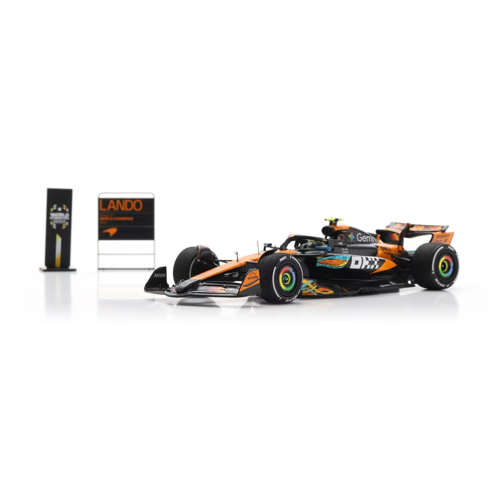 Spark Models Lando Norris 2025 Abu Dhabi GP World Champion 1:43 Diecast Car