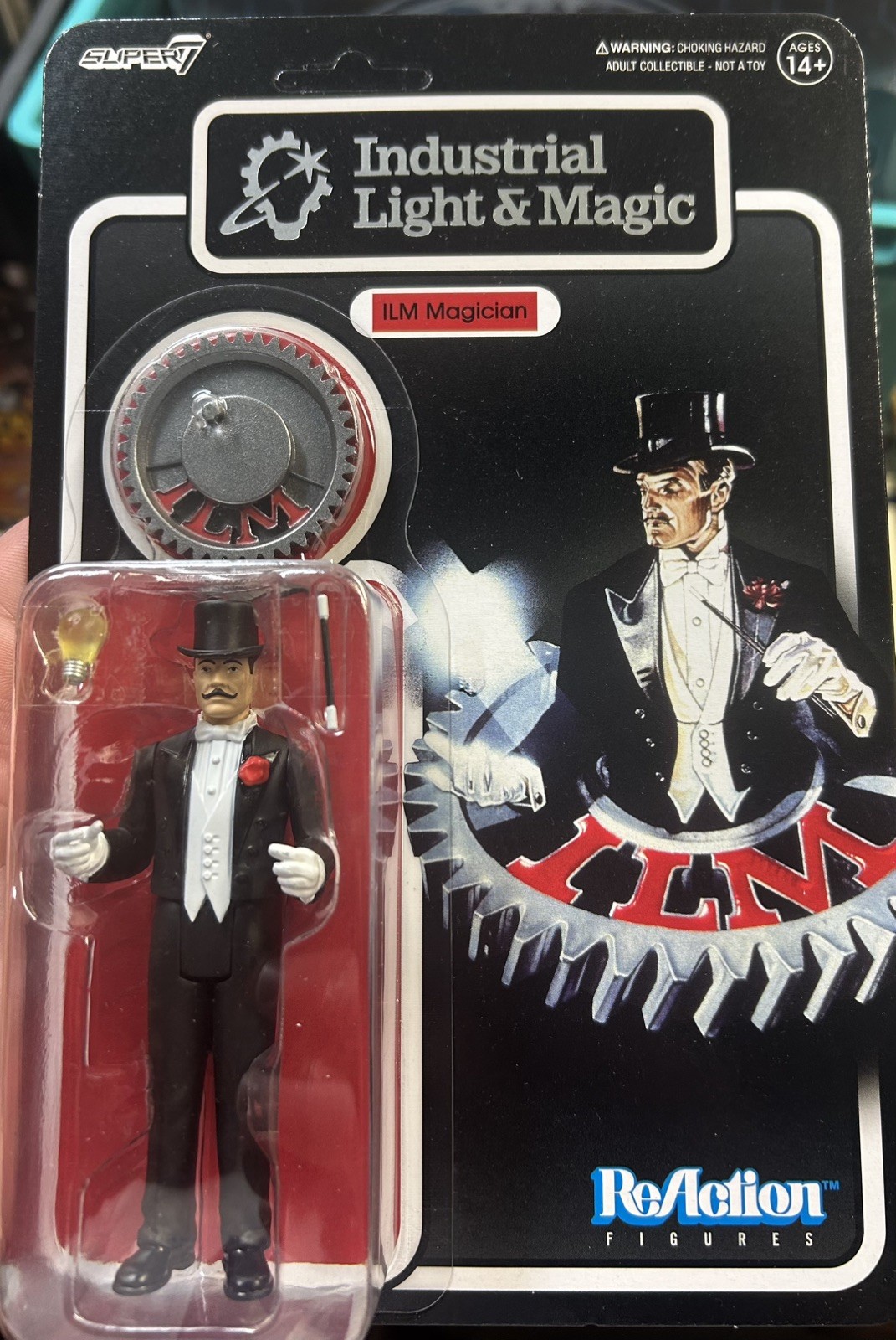 ILM 50th Magician Super7 ReAction Figure - 2025 Employee Crew Company Exclusive ILM 50th Magician Super7 ReAction Figure - 2025 Employee Crew Company Exclusive