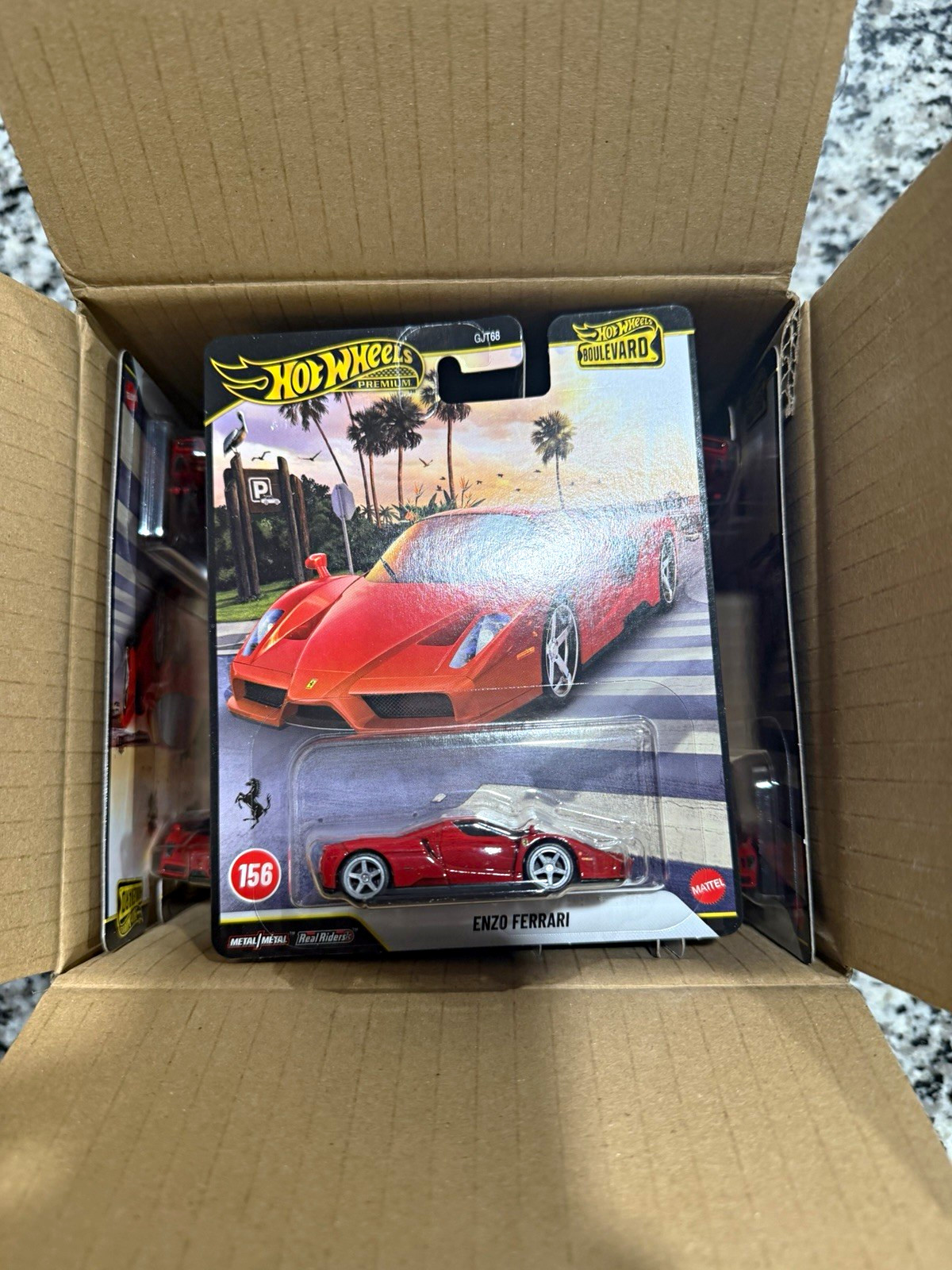 Hot Wheels Premium Boulevard Enzo Ferrari CASE 10qty Hot Wheels Premium Boulevard Enzo Ferrari CASE 10qty