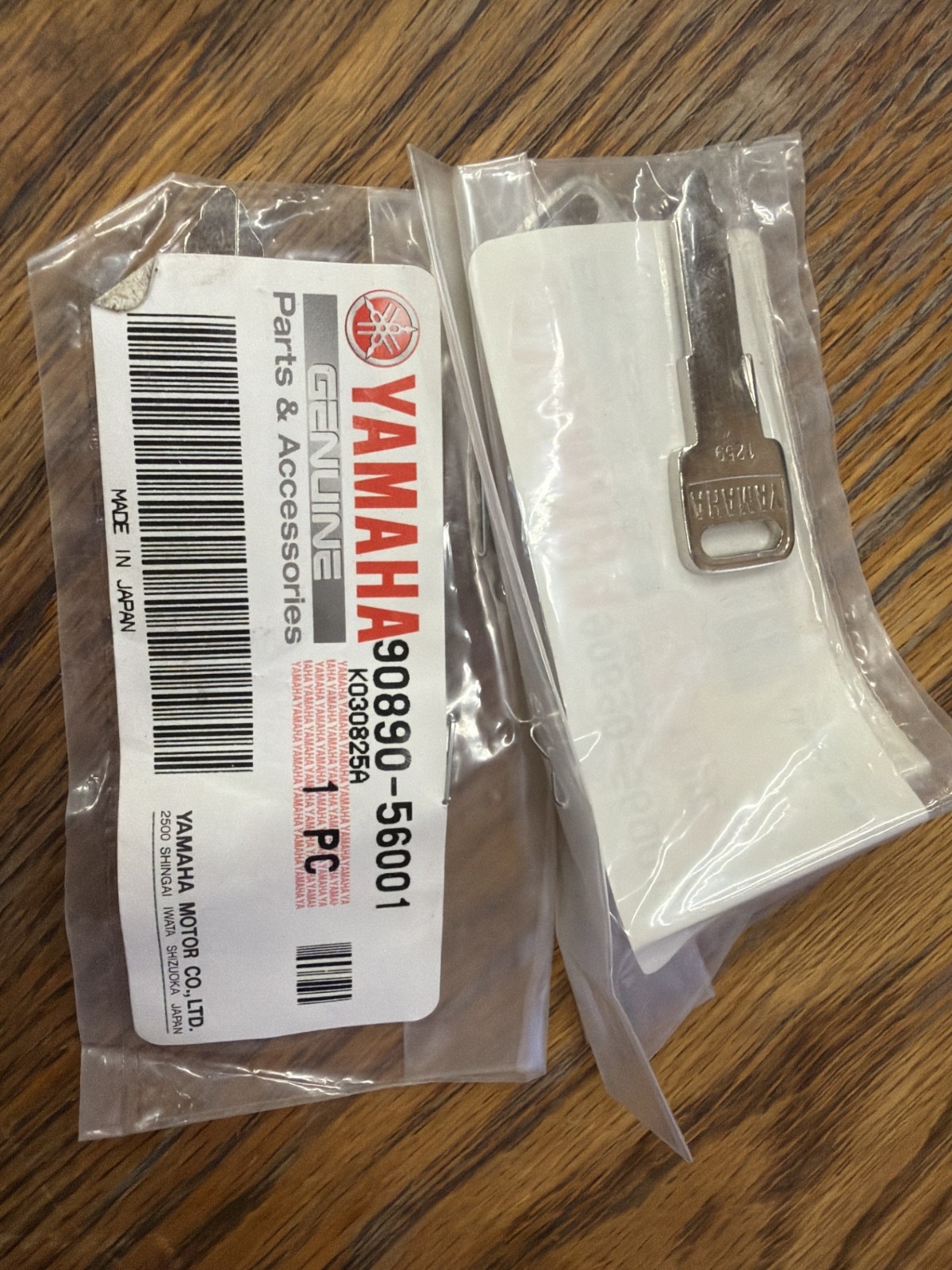 OEM Yamaha A-Type Key Blank Genuine ATV Motorcycle UTV Snowmobile OEM Yamaha A-Type Key Blank Genuine ATV Motorcycle UTV Snowmobile