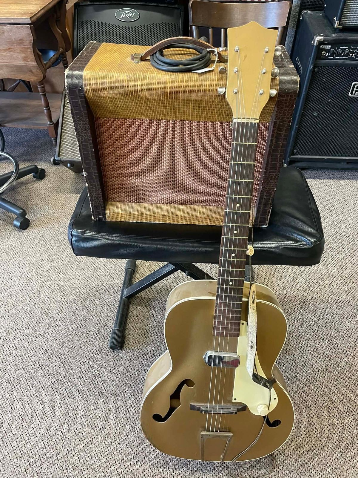 1956 Silvertone 1331 Tube Combo Amp - Tweed
