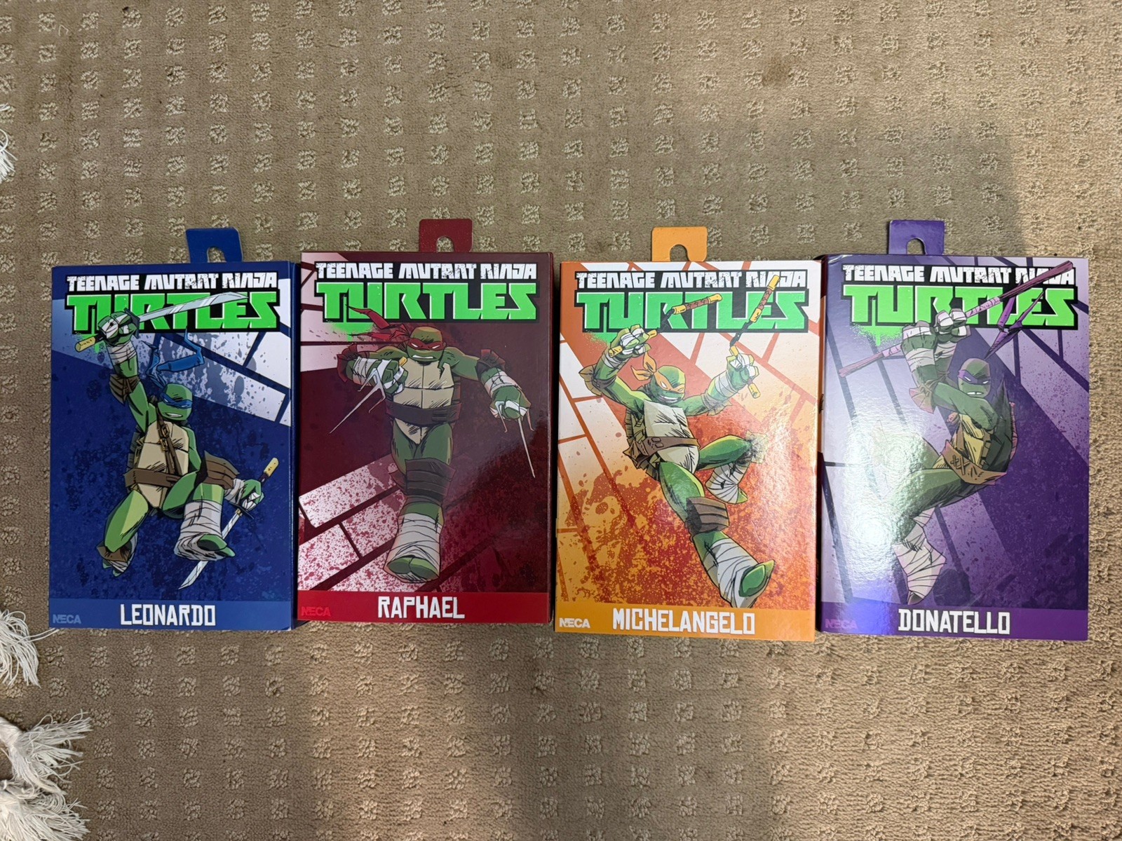 NECA Teenage Mutant Ninja Turtles 2012 Leonardo Raphael Donatello Michelangelo NECA Teenage Mutant Ninja Turtles 2012 Leonardo Raphael Donatello Michelangelo