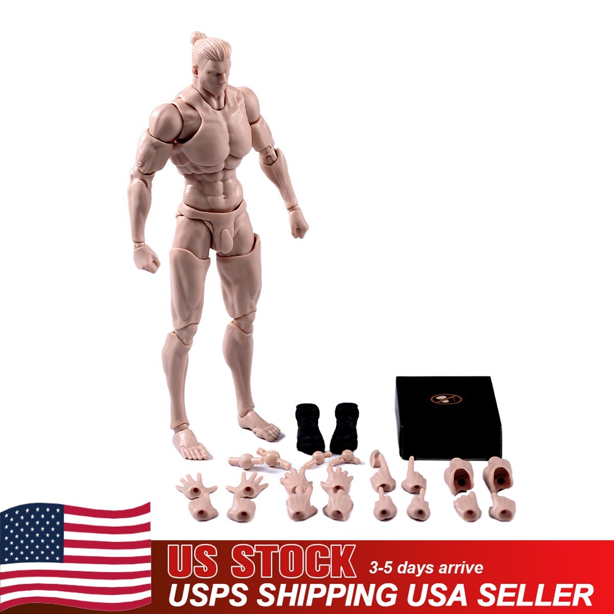 US Romankey 1/12 Male Action Figure Body 6