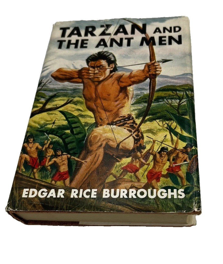 Tarzan and the Ant Men by Edgar Rice Burroughs 1924 HCDJ Grosset & Dunlap #10