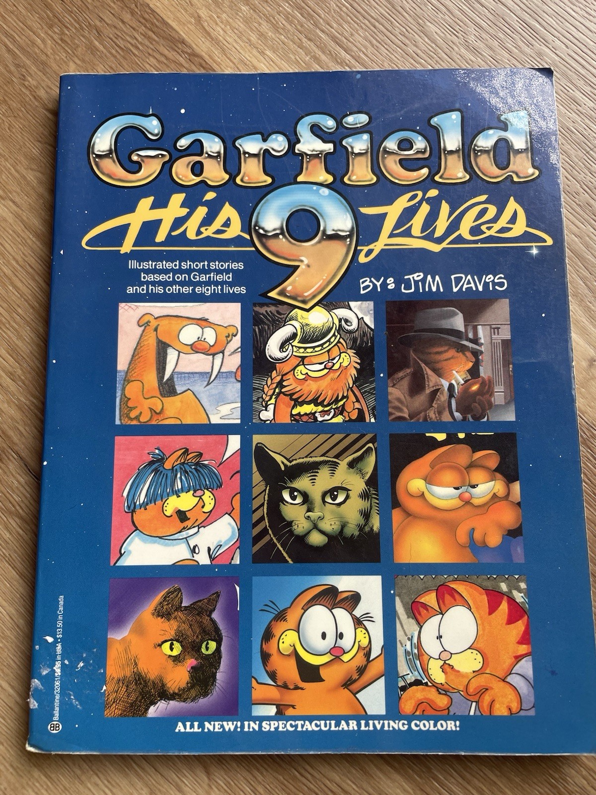 Garfield: His 9 Lives Paperback Jim Davis Vintage Book 1984 Garfield: His 9 Lives Paperback Jim Davis Vintage Book 1984