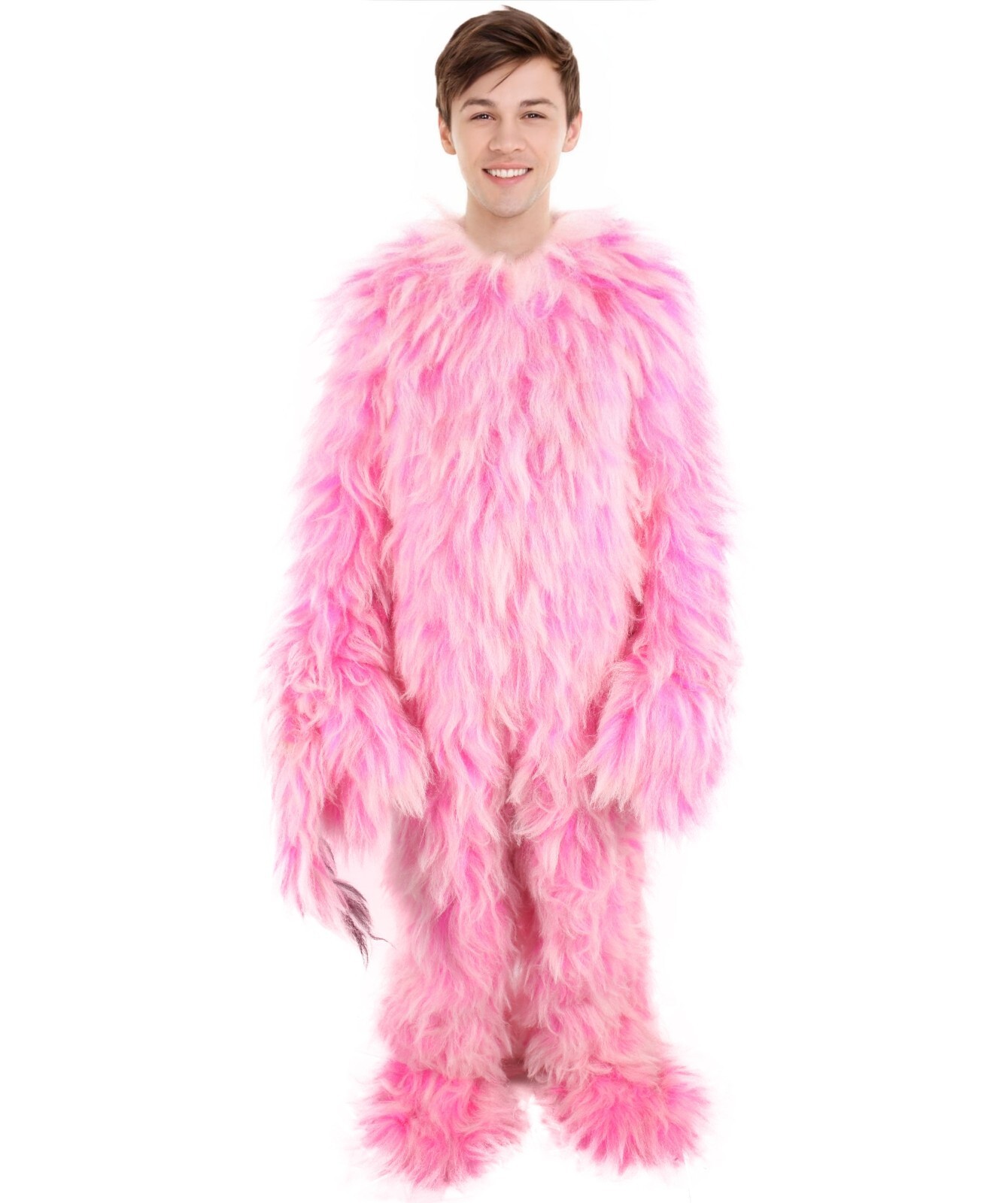 HPO Adult Unisex Pink Fluffy Costume, Perfect for Halloween, HC-2033 HPO Adult Unisex Pink Fluffy Costume, Perfect for Halloween, HC-2033