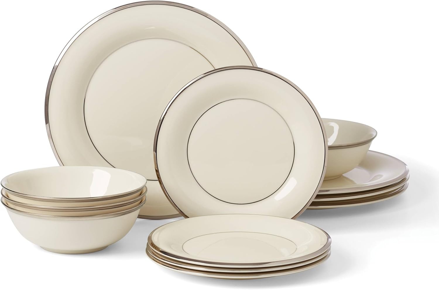 Lenox  Fine China SOLITAIRE 12pc Dinnerware Set N/O