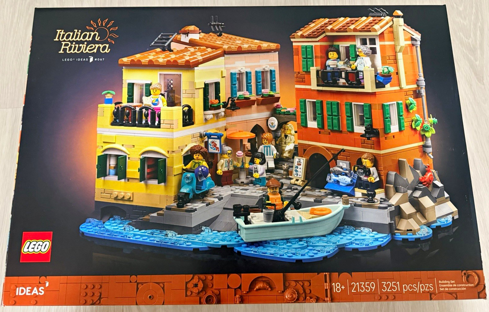LEGO Ideas 21359 Italian Riviera Building Set 3251 pcs NEW SEALED LEGO Ideas 21359 Italian Riviera Building Set 3251 pcs NEW SEALED