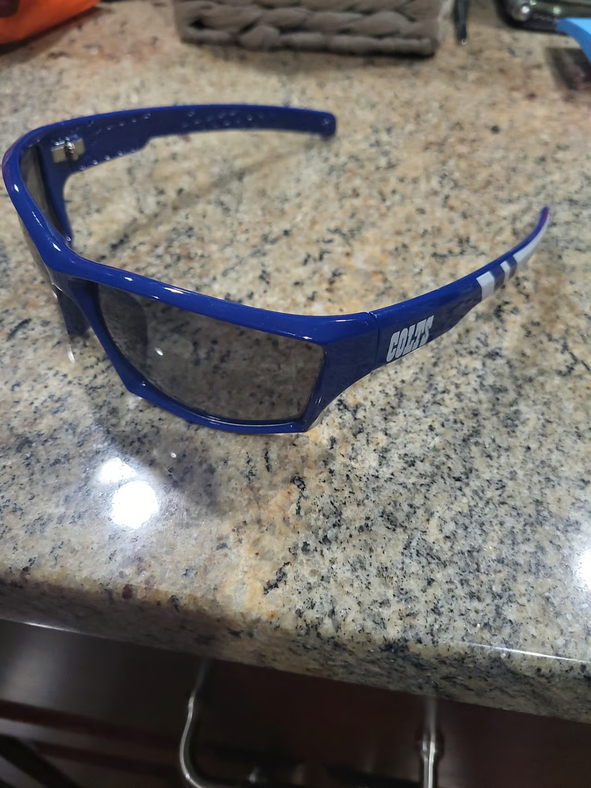 NFL Indianapolis Colts Edge Wrap Polarized Sunglasses NFL Indianapolis Colts Edge Wrap Polarized Sunglasses