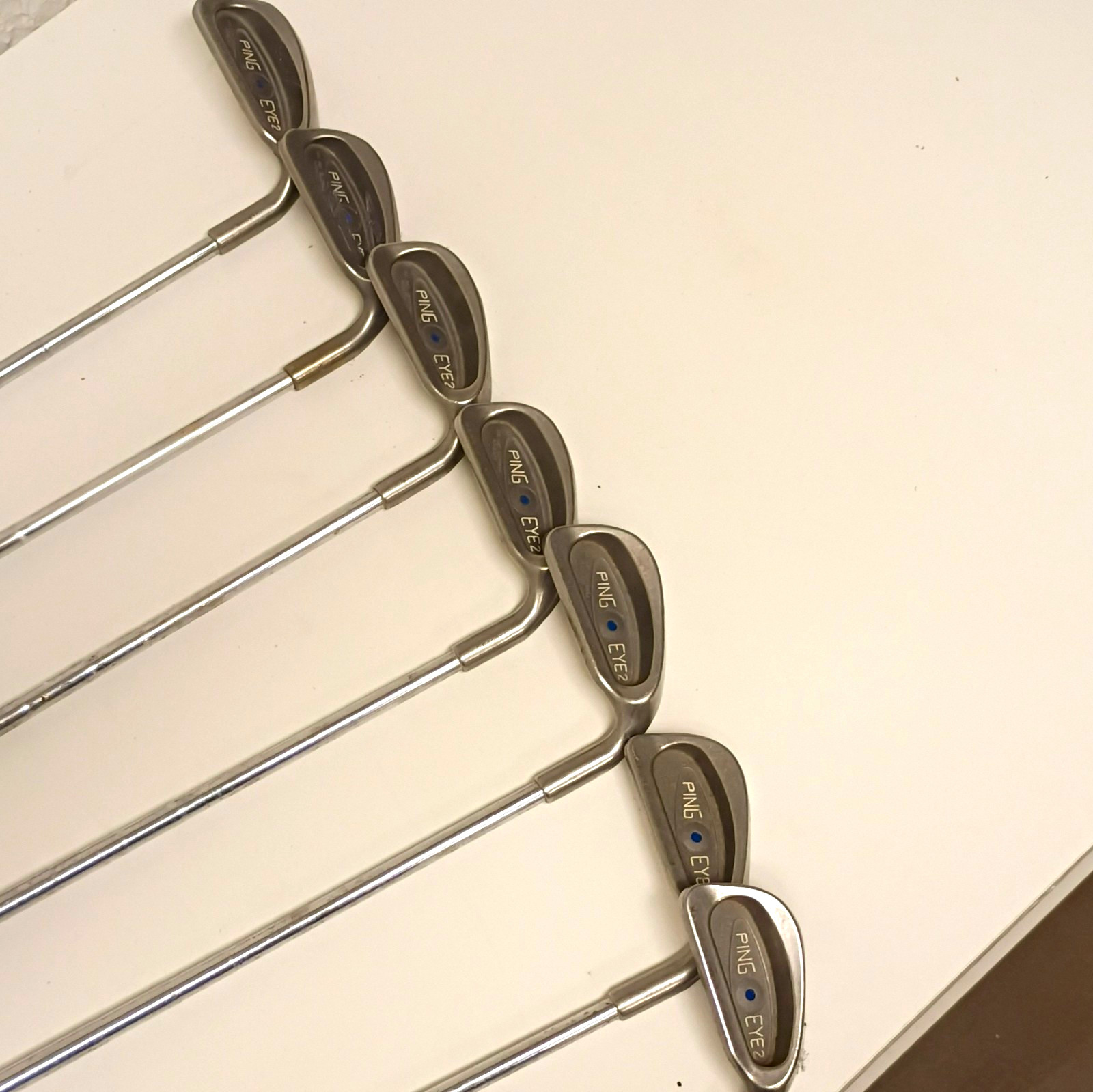 PING Eye 2 Iron Set 3-9 Reg Steel Silver RH PING Eye 2 Iron Set 3-9 Reg Steel Silver RH