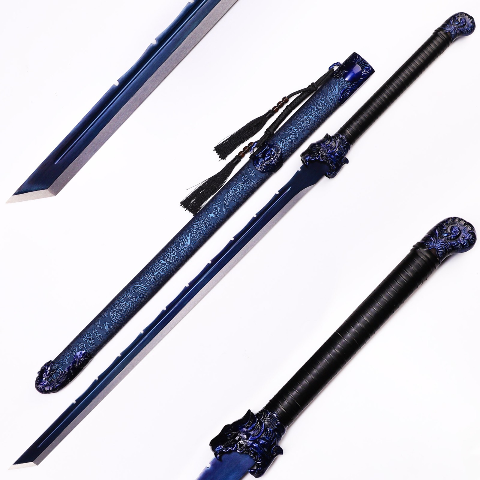Handmade Chinese Sword, 1095 High Carbon Steel, Full Tang, Decorations Handmade Chinese Sword, 1095 High Carbon Steel, Full Tang, Decorations