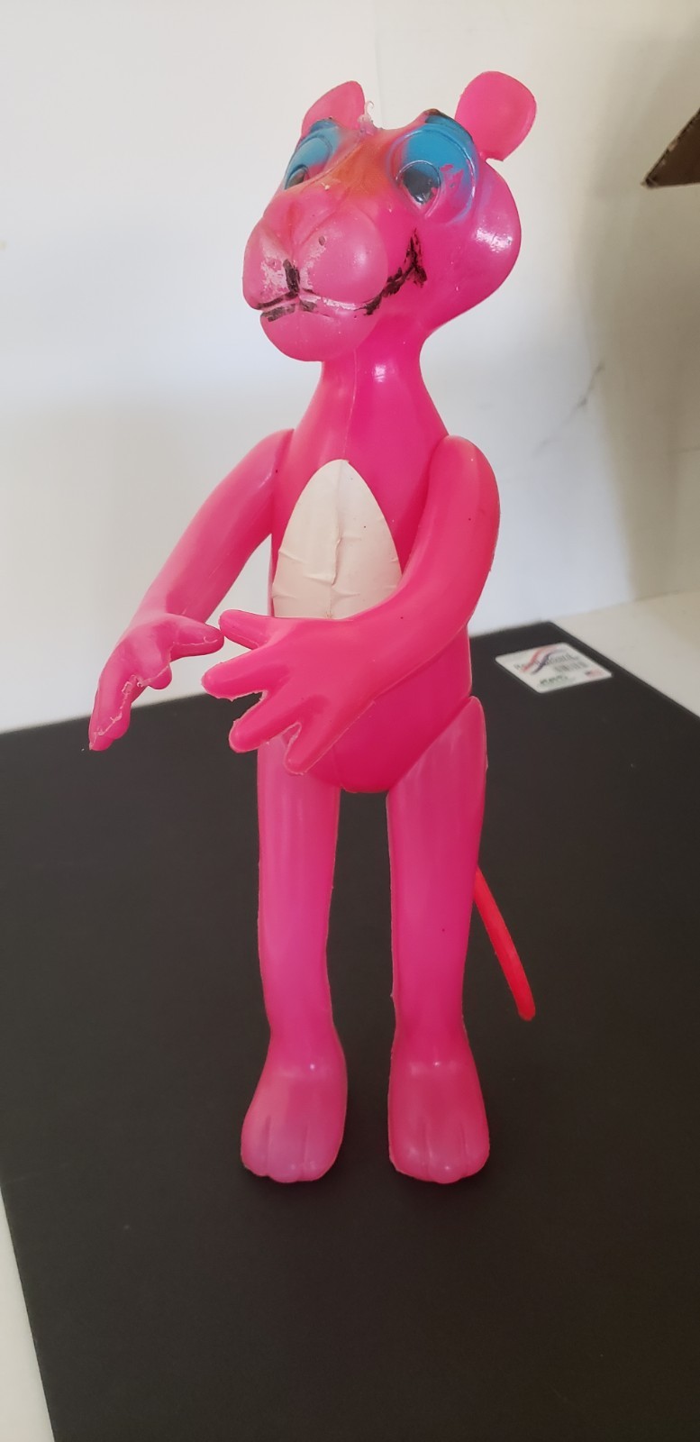 RARE HUGE JUMBO VTG 80\'s PSYCHEDELIC PINK PANTHER PLASTIC BOOTLEG FIGURE RARE HUGE JUMBO VTG 80\'s PSYCHEDELIC PINK PANTHER PLASTIC BOOTLEG FIGURE