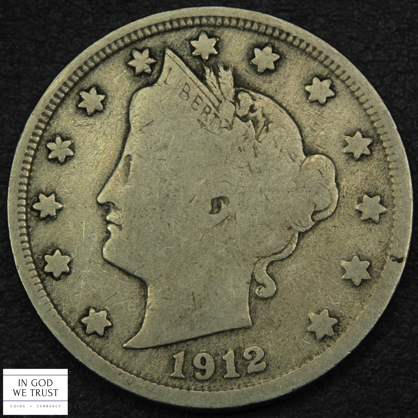 1912 S Liberty V Nickel 5C 1912 S Liberty V Nickel 5C