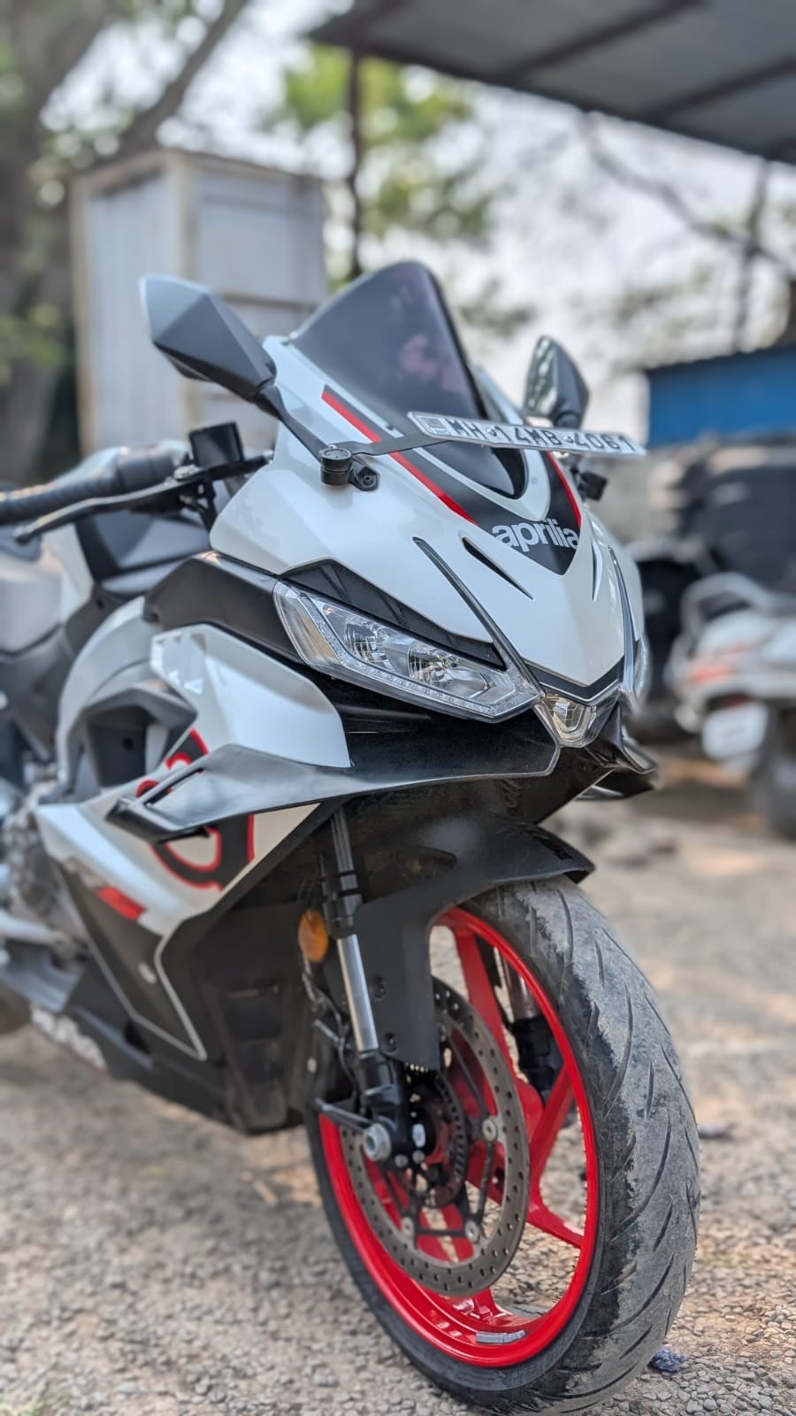 Bolt-On AERO WINGLET  fit for Aprilia RS 457  MATT BLACK