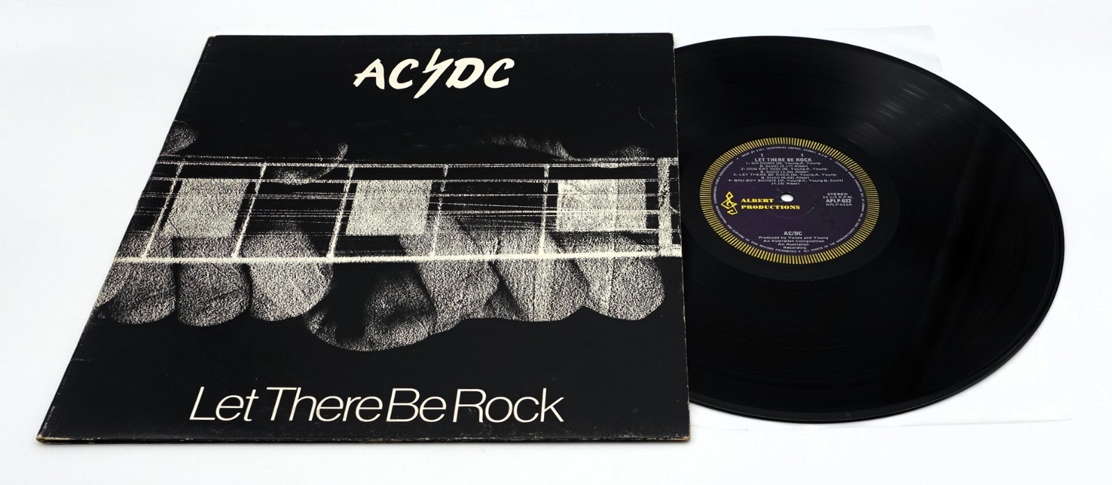 AC/DC Let There Be Rock Vinyl LP Record Alberts AU 1978 Blue Label Pressing VG+ AC/DC Let There Be Rock Vinyl LP Record Alberts AU 1978 Blue Label Pressing VG+
