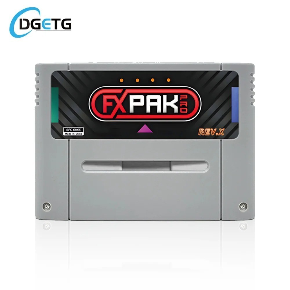 FXPAK Pro SD2 Rev.Z SNES Flash Cartridge – Supports SA1 RPGs, SFC/SNES (JP/EU/US