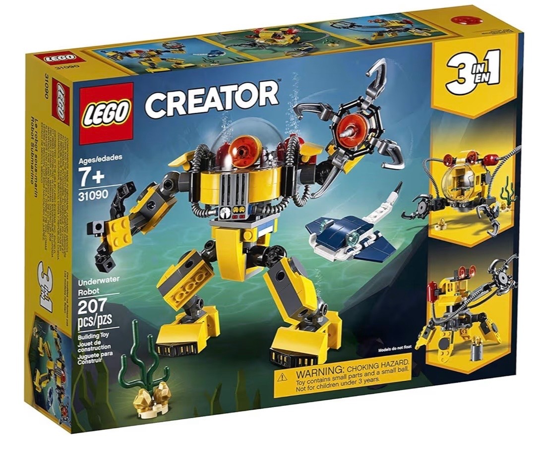 LEGO Creator 3-in-1 31090 Underwater Robot NEW SEALED Retired Collectible Set