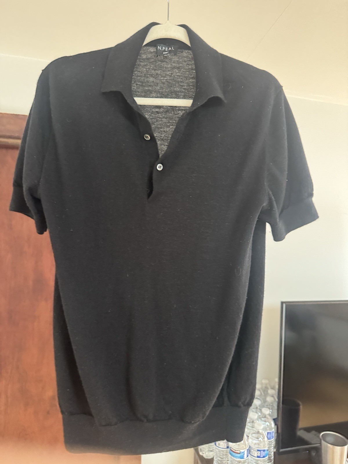 N Peal 007 Cashmere Polo Medium