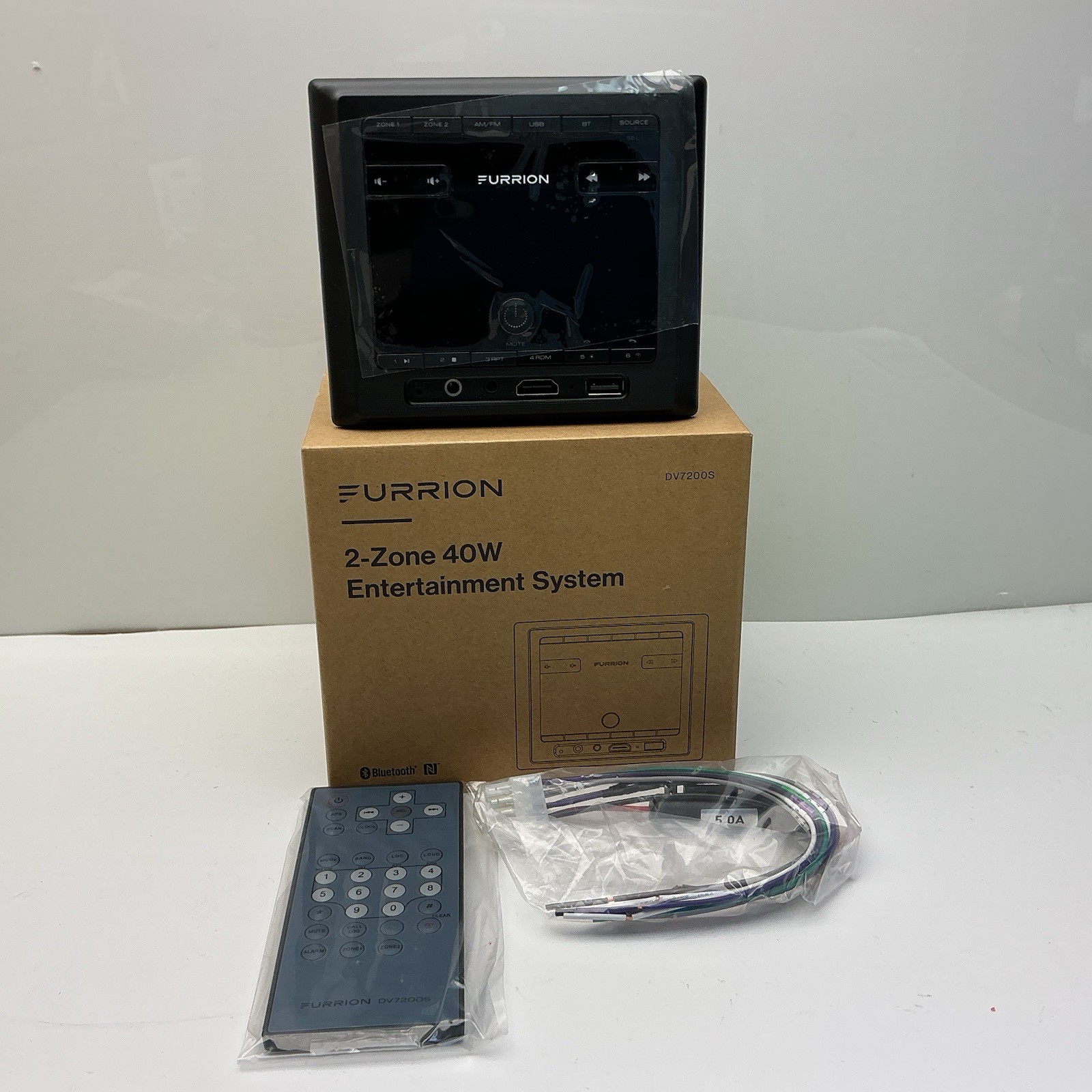 NEW Lippert Furrion RV 40-Watt 2-Zone Entertainment System DV7200S With Remote NEW Lippert Furrion RV 40-Watt 2-Zone Entertainment System DV7200S With Remote