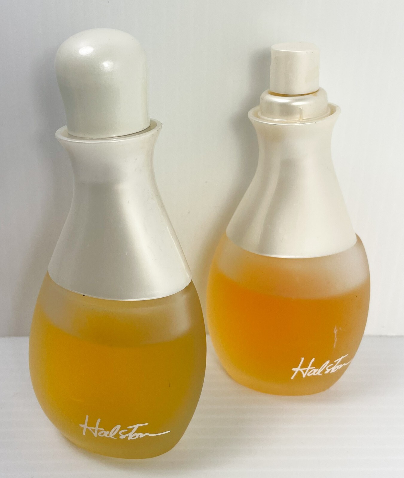 (2) SHEER HALSTON Natural Spray Eau De Toilette - VINTAGE ORIGINAL SOLD AS-IS