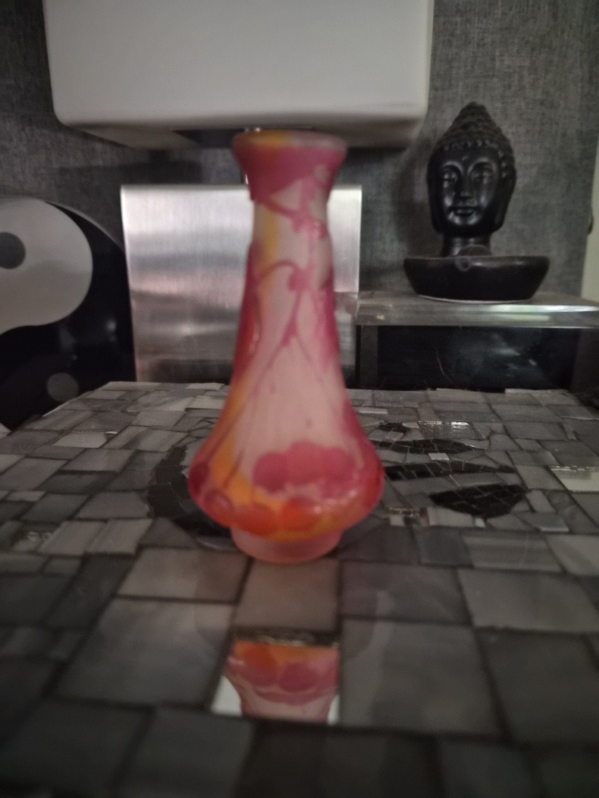 Antique Emile Galle Cameo Vase