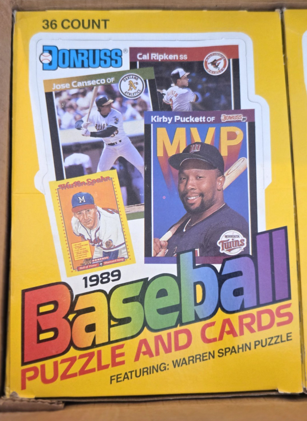 Donruss 1989 Baseball MLB (1) Box from case w/ 36 sealed wax packs Griffy Jr Donruss 1989 Baseball MLB (1) Box from case w/ 36 sealed wax packs Griffy Jr