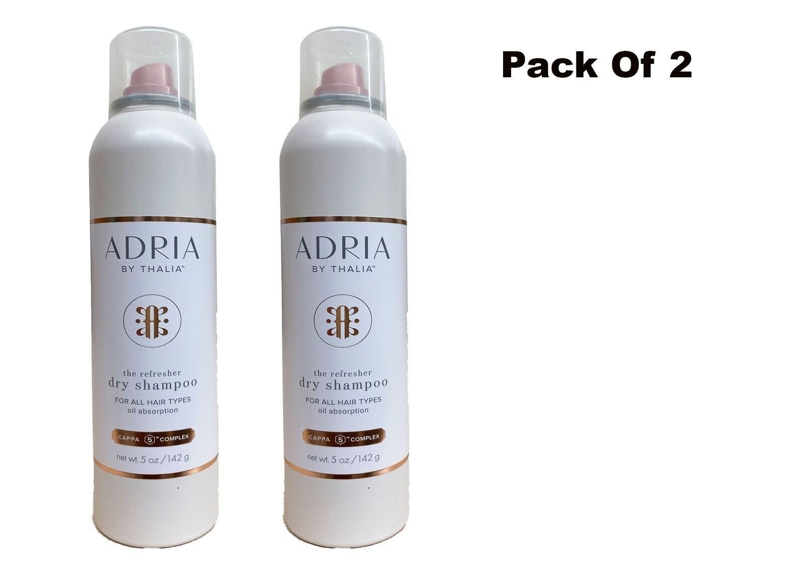 ADRIA By Thalia Dry Shampoo Instant Hair Refresher 5 Oz (Pack Of 2) ADRIA By Thalia Dry Shampoo Instant Hair Refresher 5 Oz (Pack Of 2)