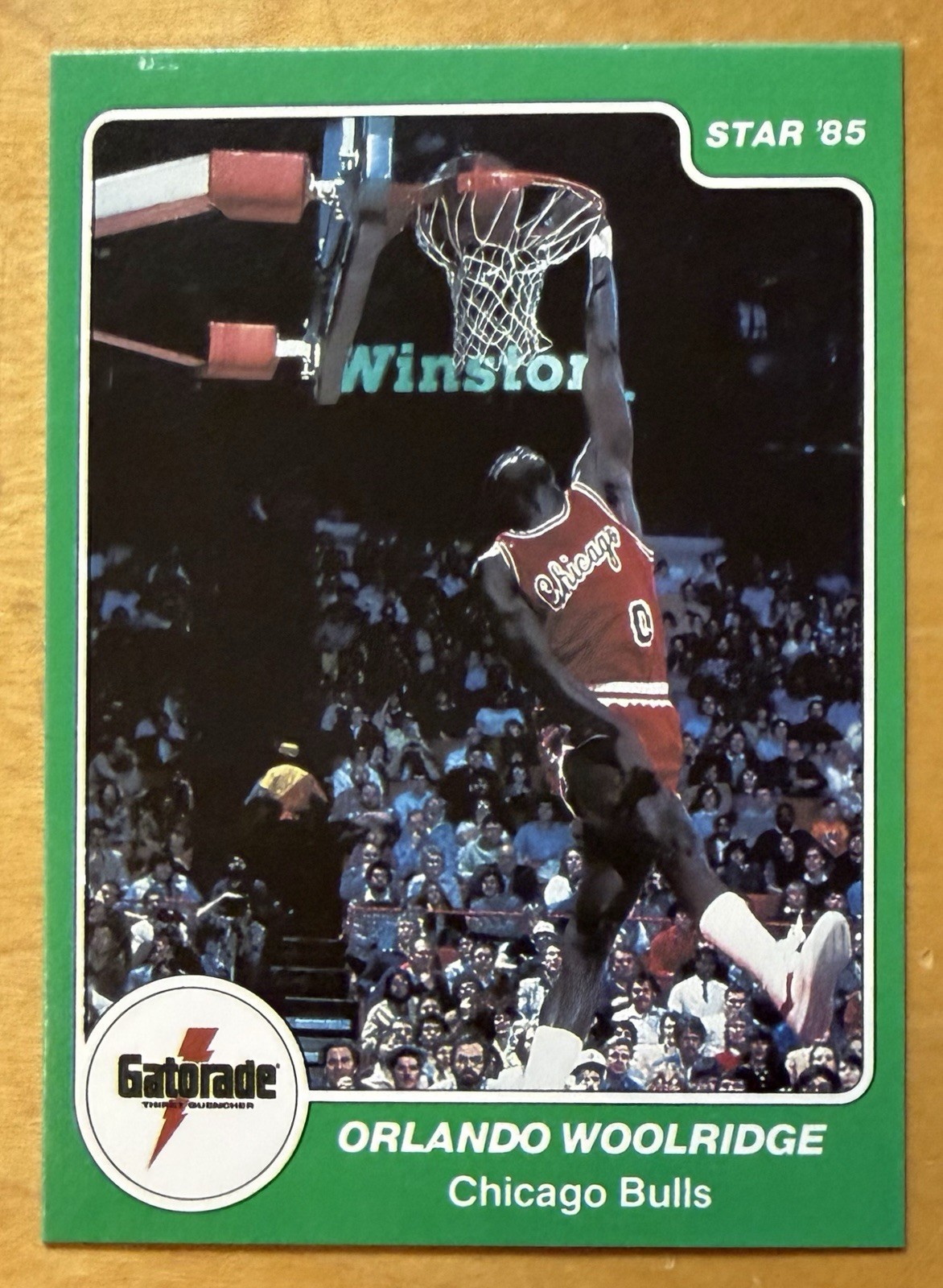 Orlando Wooldridge 1984-85 Star Gatorade Basketball #9 Chicago Bulls NM Rare Orlando Wooldridge 1984-85 Star Gatorade Basketball #9 Chicago Bulls NM Rare