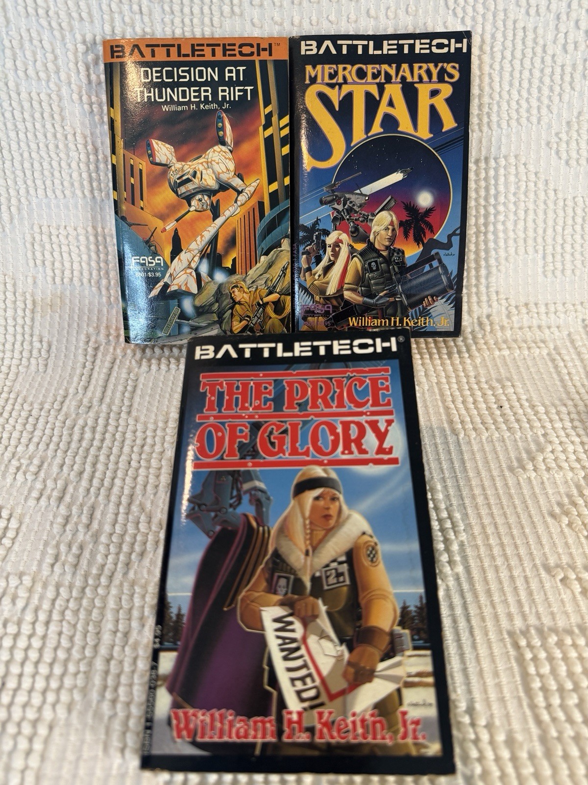 The Saga of the Gray Death Trilogy by William H. Keith Jr. Lot Battletech 1st Ed The Saga of the Gray Death Trilogy by William H. Keith Jr. Lot Battletech 1st Ed