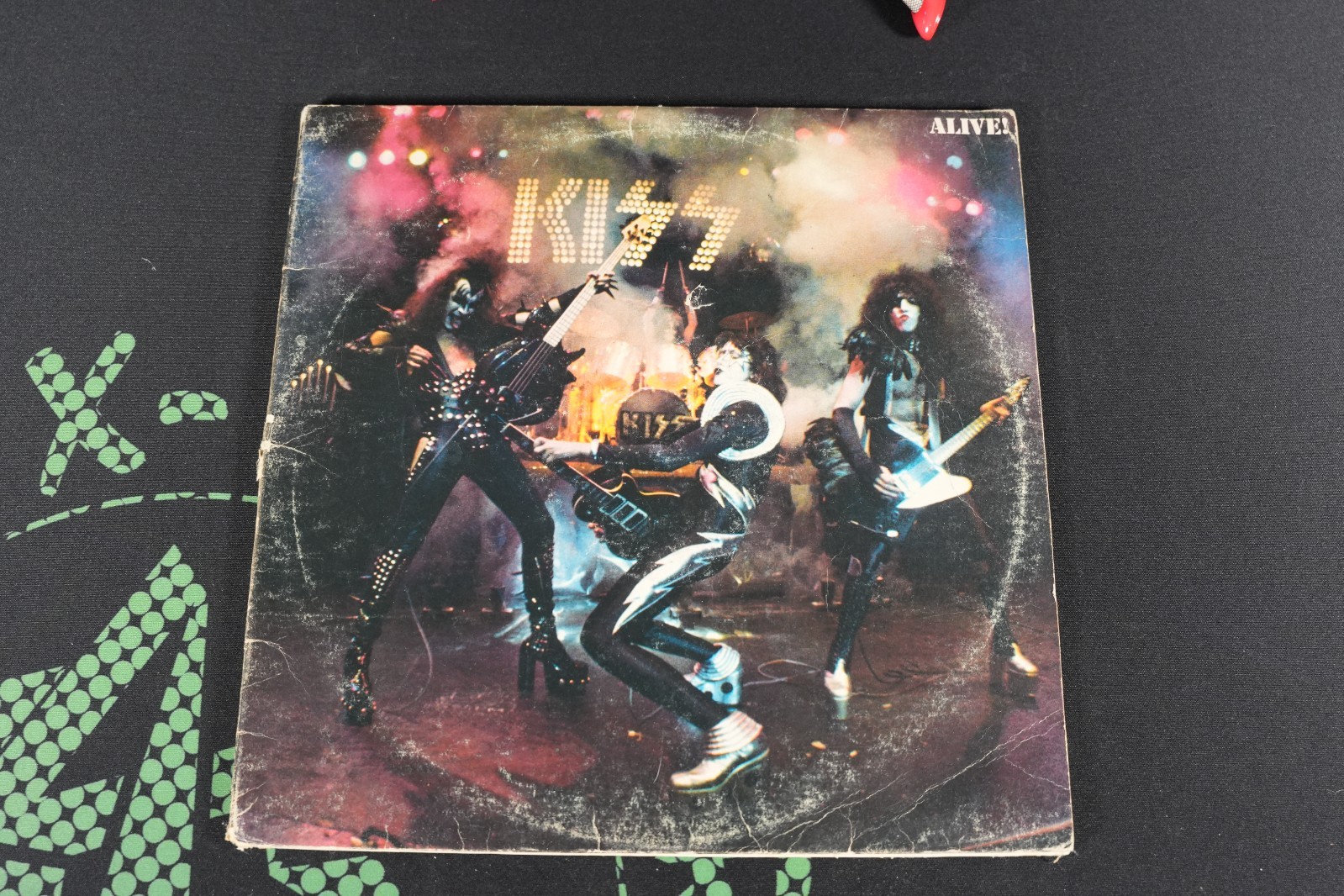KISS Alive LP 1975 Casablanca NBLP 7020 First Press AZ Flower Disc 1 / 2 DMG KISS Alive LP 1975 Casablanca NBLP 7020 First Press AZ Flower Disc 1 / 2 DMG