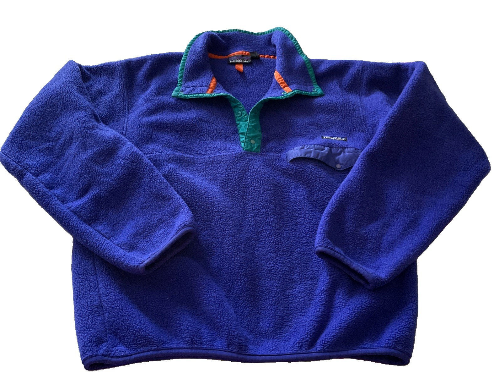 VINTAGE PURPLE PATAGONIA Synchilla Snap-T Fleece Pullover Medium Made in USA VINTAGE PURPLE PATAGONIA Synchilla Snap-T Fleece Pullover Medium Made in USA