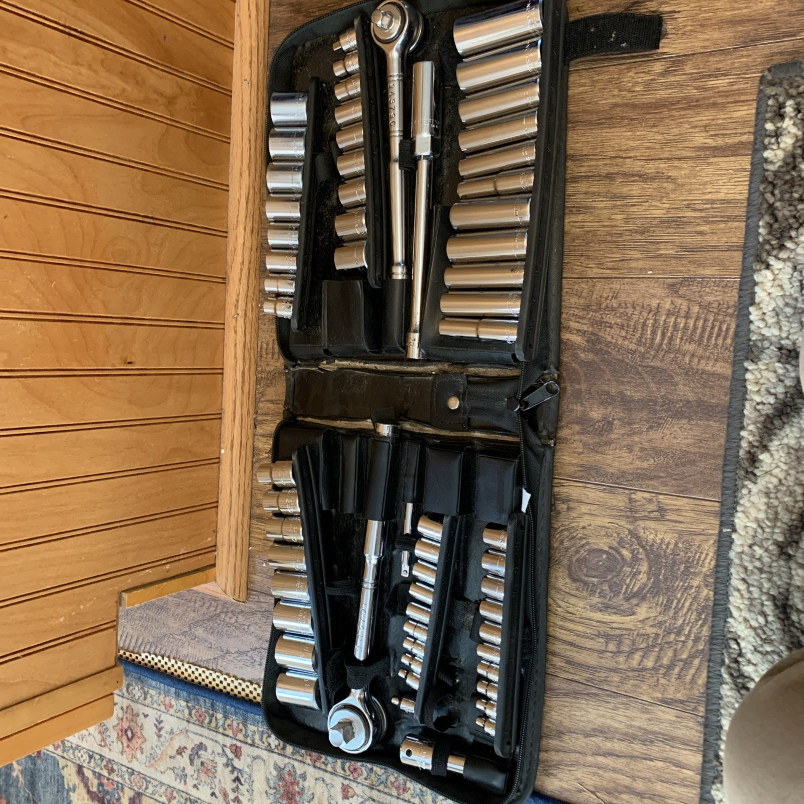 Vtg Craftsman 62 Piece Mechanics Tool Socket Set Metric & SAE Made In USA Vtg Craftsman 62 Piece Mechanics Tool Socket Set Metric & SAE Made In USA
