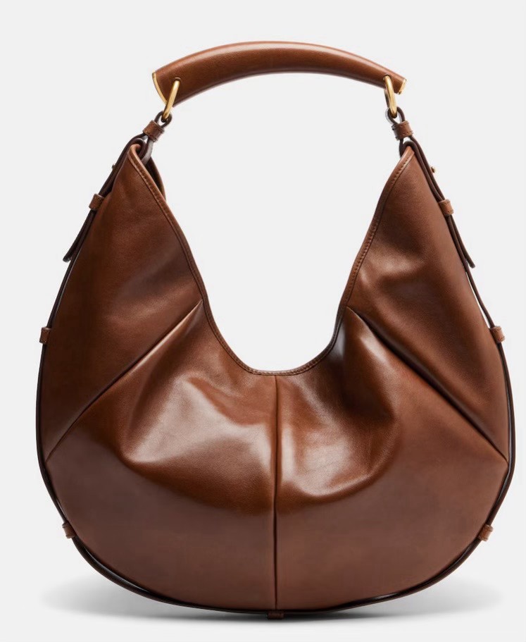 Iron Hide Leather\'s Women Mombasa One Shoulder Hobo Bag Genuine Cowhide Leather