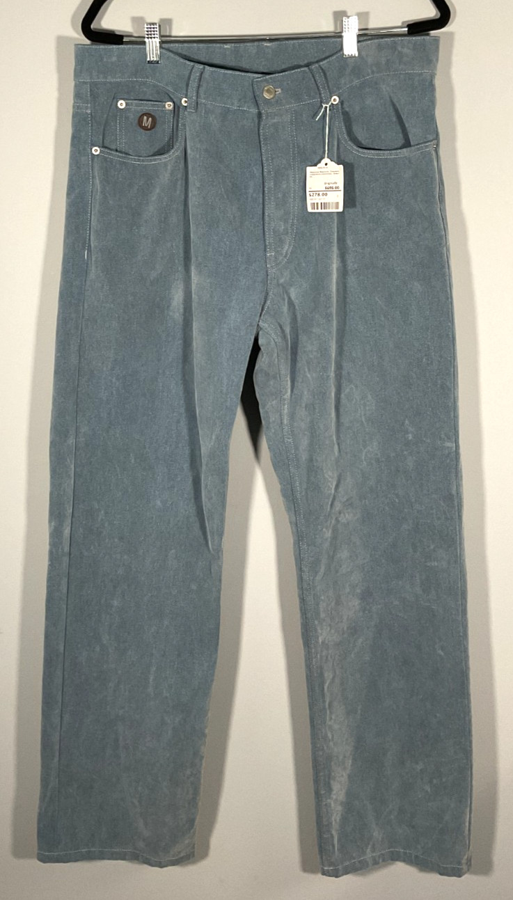 Moschino Straight-Leg Men\'s Size 38 US 48 IT Blue Jeans NWT Moschino Straight-Leg Men\'s Size 38 US 48 IT Blue Jeans NWT