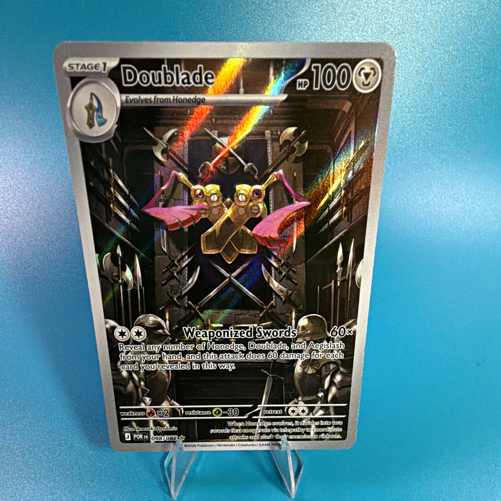 The Pokémon Company Pokémon TCG Doublade 098/088 POR Holo EN NM