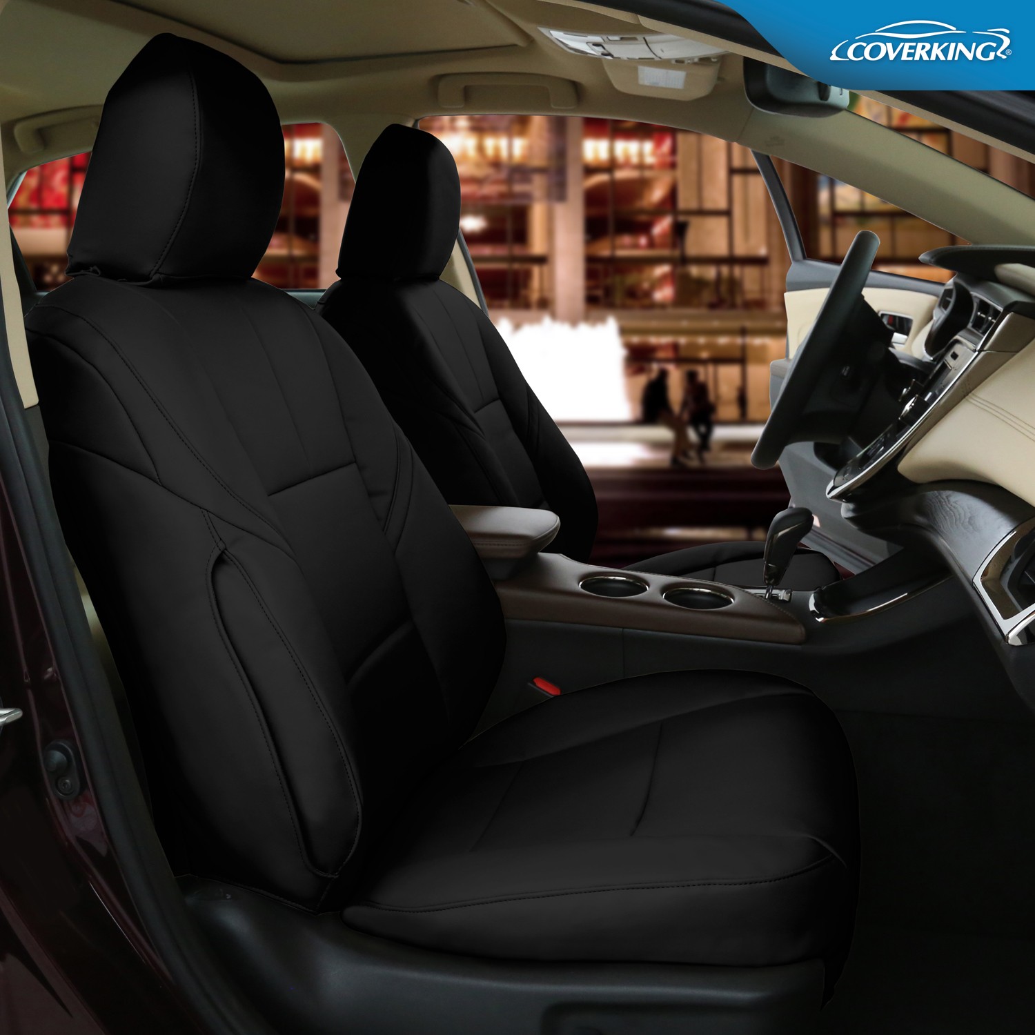 Coverking Premium Leatherette Seat Covers for Honda Accord - Made to Order Coverking Premium Leatherette Seat Covers for Honda Accord - Made to Order