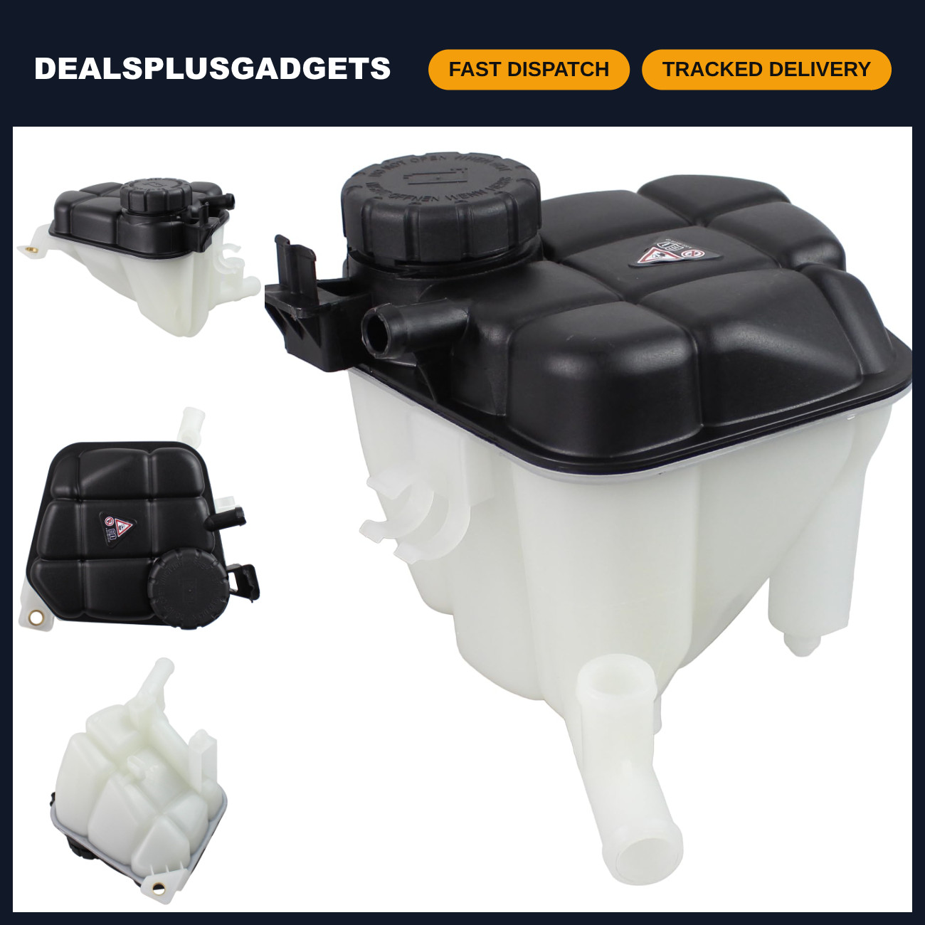 Engine Coolant Reservoir Overflow Tank with Cap - Durable Replacement Part Engine Coolant Reservoir Overflow Tank with Cap - Durable Replacement Part