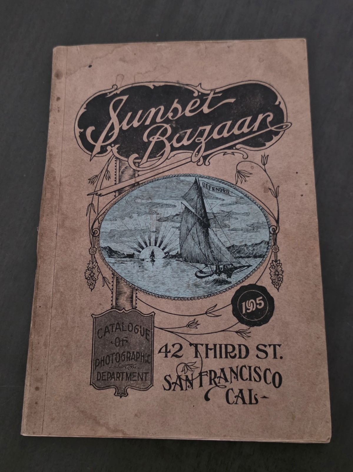 1905 Sunset Bazaar Photography Dept. Catalog San Francisco Ca. Vintage, Rare