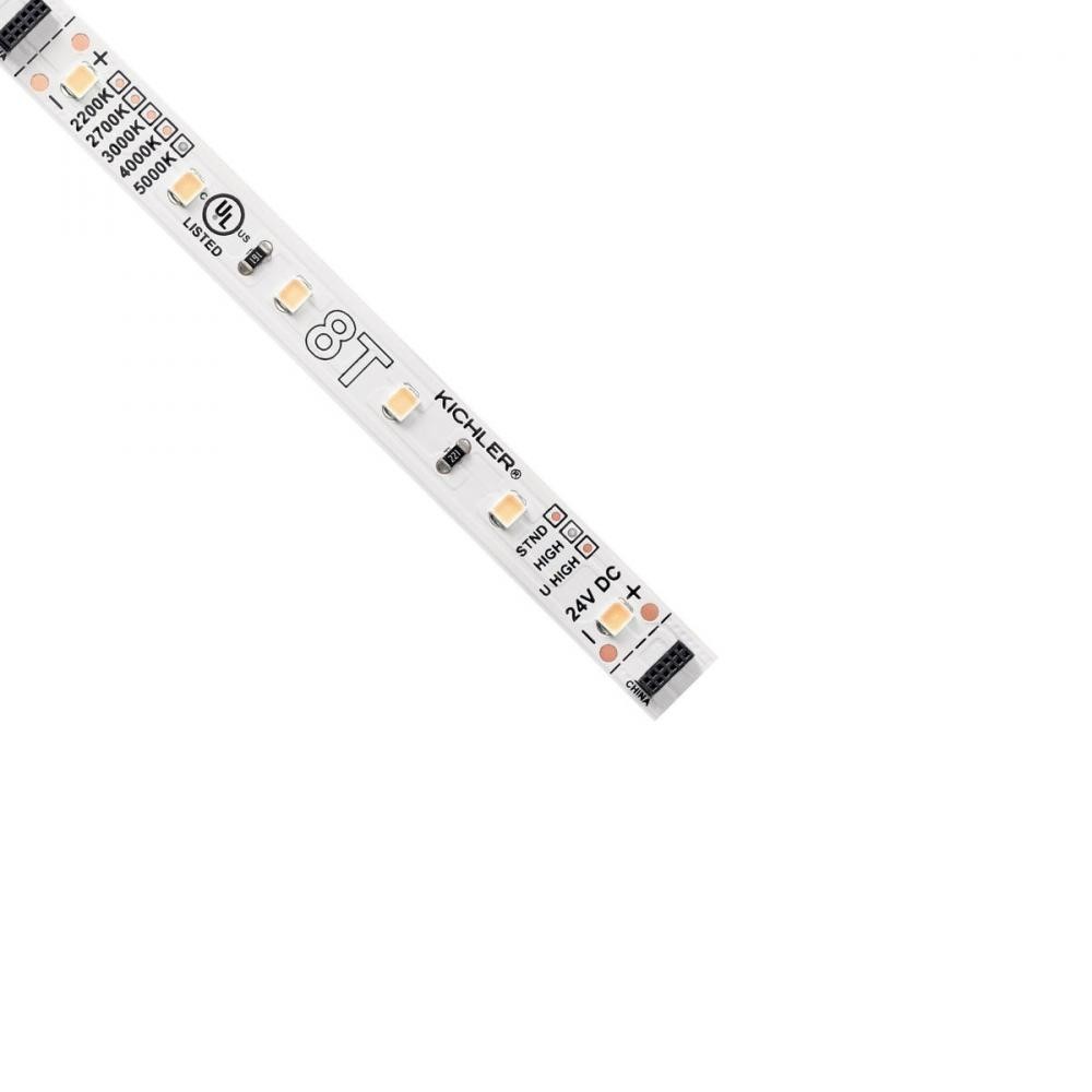 Kichler 8T1100H50WH - 24 Volt LED White Dry Tape Light - 5000K - 100 Foot Kichler 8T1100H50WH - 24 Volt LED White Dry Tape Light - 5000K - 100 Foot