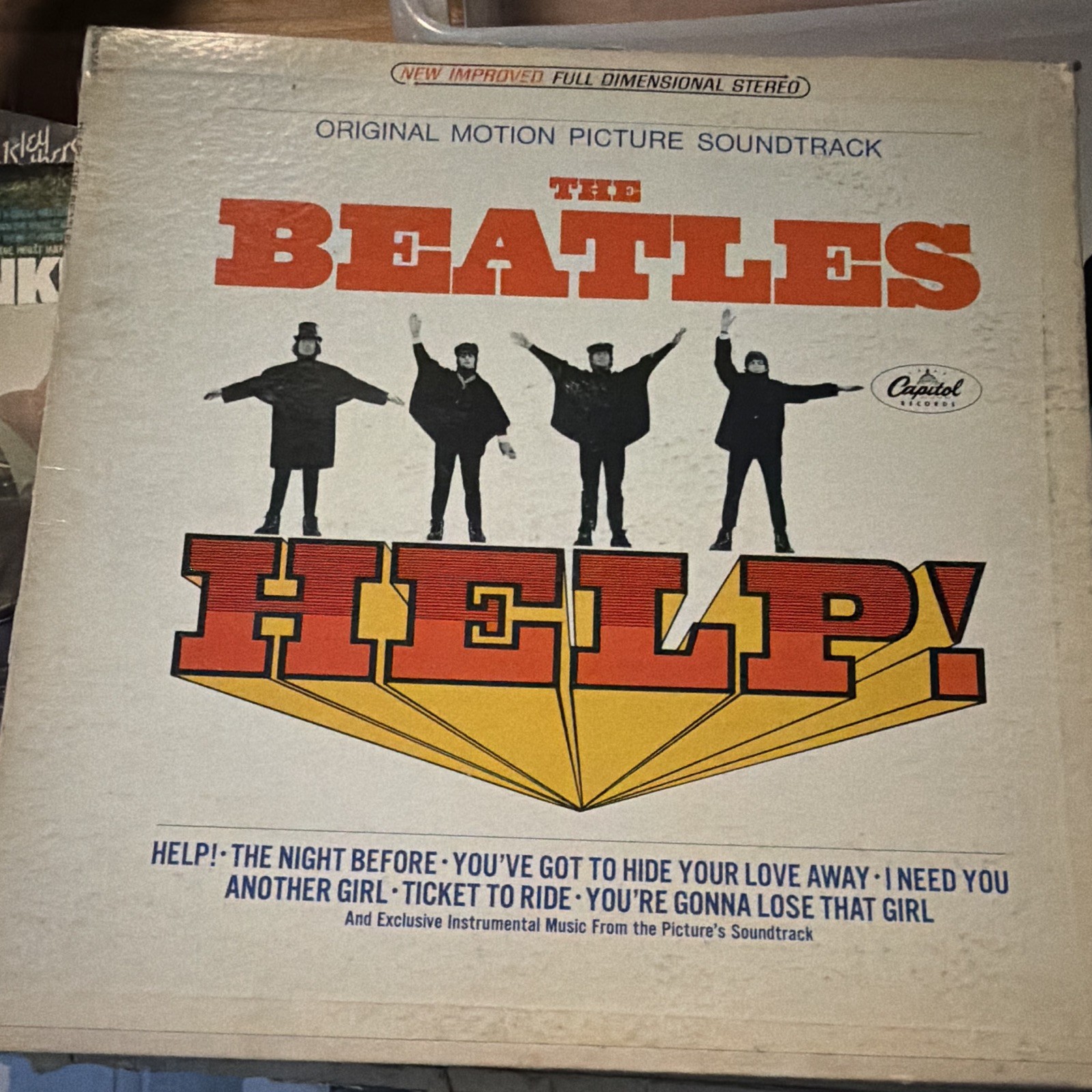 The Beatles Help Original Motion Picture Soundtrack Record Album Capitol The Beatles Help Original Motion Picture Soundtrack Record Album Capitol