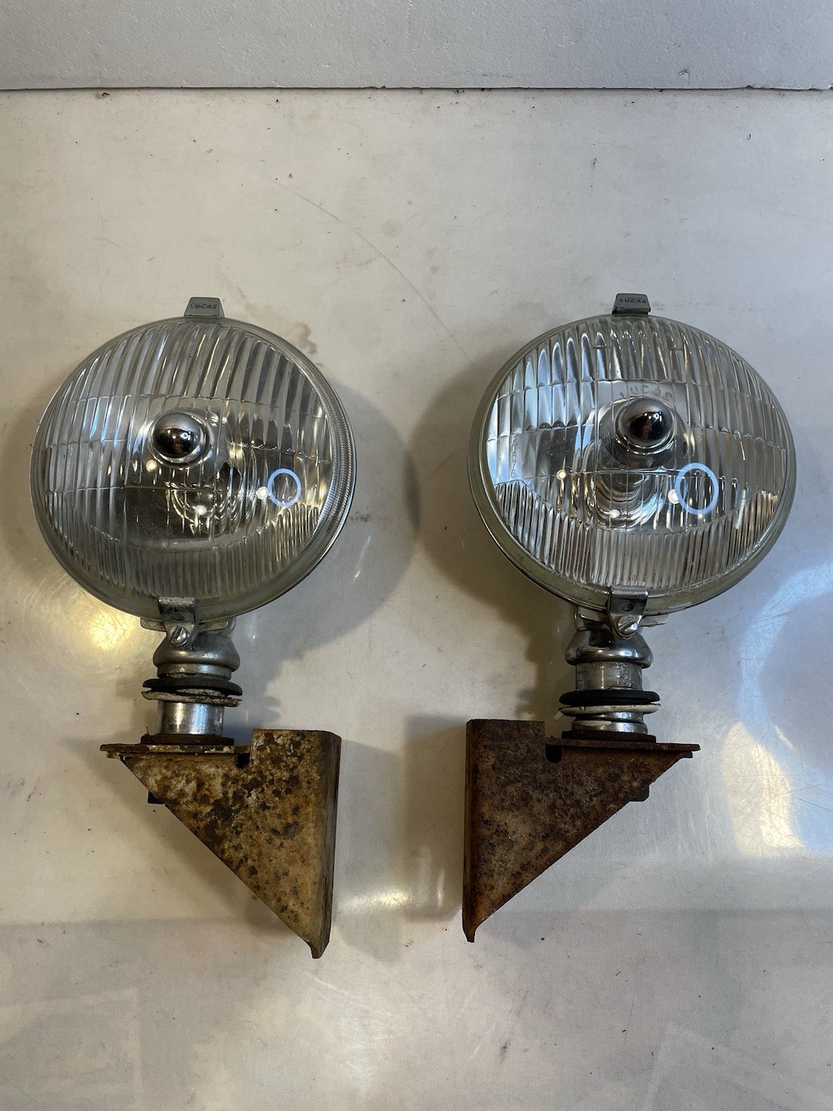 Vintage Lucas 576 Driving Lights Jaguar Austin Healey Triumph MG Vintage Lucas 576 Driving Lights Jaguar Austin Healey Triumph MG