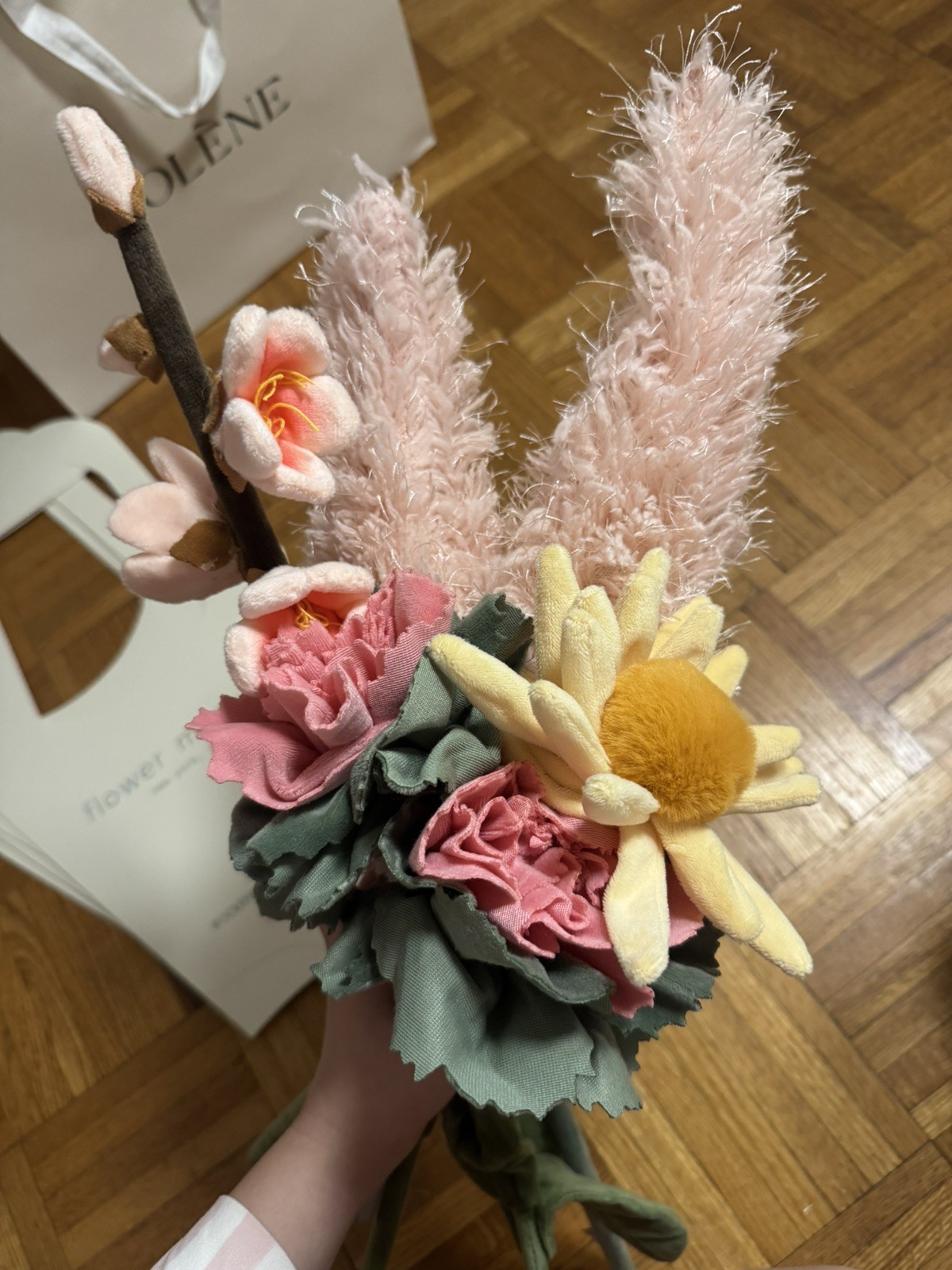 CJ Hendry 2026 NYC Flower Market 6 Pack Plush Flower Bundle With cherry blossom CJ Hendry 2026 NYC Flower Market 6 Pack Plush Flower Bundle With cherry blossom