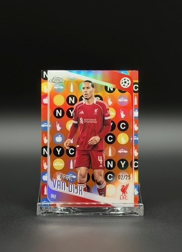 Virgil Van Digk 02/25 SSP NYC Fanatics Fest / Topps Grade Rdy #79 Liverpool UCC